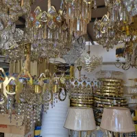 لوستر ۸ شاخه برنز خالص