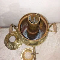 سماور زغالی برنجی طرح دار ۴ لیتری|سماور، چایساز، قهوهساز|تبریز, |دیوار