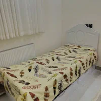 تخت یک نفره همراه با تشک