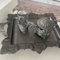 دودست سیلور نگین دار|ظروف سرو و پذیرایی|مشهد, جاهد شهر|دیوار