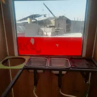 کانکس دکه متحرک چرخ دار ساندویچی وفلافلی در حدنو|فروشگاه و مغازه|کرمانشاه, |دیوار