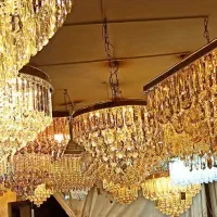 لوستر،کربستالی مدل روژان کد ۲۹۵|لوستر و چراغ آویز|قم, نیروگاه|دیوار