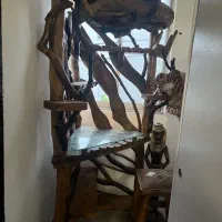 میز بار یا میز دکور چوب درخت