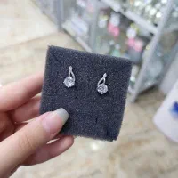 گوشواره نگین دار نقره