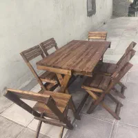 نیمکت چوبی|صندلی و نیمکت|محمدشهر, محمدشهر|دیوار