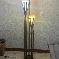 آباژور سه شاخه فانتزی تمام چوب