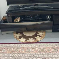 میز تلویزیون دوتکه خوش رنگ بدونه ایراد