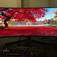 مانیتور خمیده گیمینگ 34 اینچ هیولا