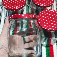 شیشه های تمیز مربا