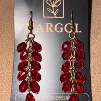 اکسسوری زنانه، یلدایی ، گوشواره و گردنبند|بدلیجات|یزد, |دیوار