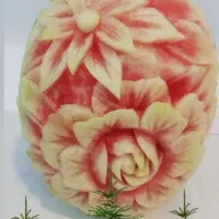 حکاکی هندوانه یلدا