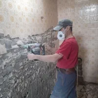 تخریب فنی ساختمانی .تجهیزات روز(دیوارباربر. گچ.غ