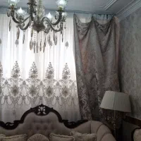پرده گل برجسته با والون جنس ترک|پرده، رانر، رومیزی|تهران, شادآباد|دیوار