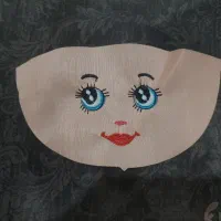 صورت عروسک دوختر رومی|اسباب‌‌بازی|قم, شاه سید علی|دیوار