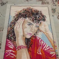 کوبلن دست بافت 113 ساله، عکس بانو(عایشه زیبا)