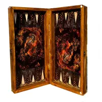 تخته نرد چوبی همراه با کیف .منچ.پنج بازی.پاستور|اسباببازی|کرج, حسن آباد|دیوار