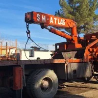 جرثقیل  بنز تک با دستگاه ۱۵ تن