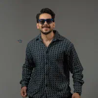 پیراهن اسپرت پشمی مردانه