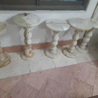 میز گرد سنگ مرمر