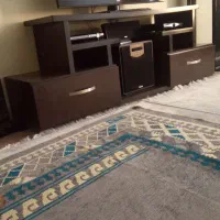 میز تلویزیون تمام ام دی اف و آینه کنسول