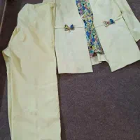 کت شلوار لیمویی سایز 46