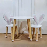 محصولات چوبی اتاق کودک،میز،صندلی،شلف،آینه قدی