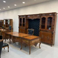 انواع مبلمان اداری کلاسیک میز کنفرانس نیمست دفتری