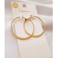 گوشواره تمام حلقه ای با روکش طلا|بدلیجات|اسلامشهر, صادقیه|دیوار