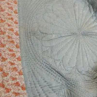 لحاف پنبه ای  و تشک  دونفره در حد نو   و تشک  باهم
