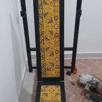 تخته پشت ورزشی و ۱۰۰ کیلو وزنه