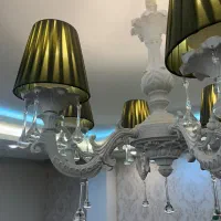 یک لوستر و۲عدد دیوارکوب کاملاسالم تازه خریداری شده|لوستر و چراغ آویز|ابهر, |دیوار