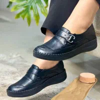 کفش طبی اداری و‌ رسمی زنانه با پد خارپاشنه دوردوزی|کفش و لباس بچه|قم, شهر قائم|دیوار