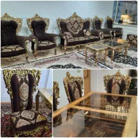 فروش مبل سلطنتی ۱۱ نفره|مبلمان خانگی و میز عسلی|مبارکه, |دیوار