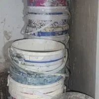 سطل رنگ 30عدد|ظروف نگهدارنده، پلاستیکی، یکبارمصرف|تربتحیدریه, ده پائین|دیوار