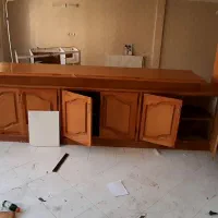 کابینت دست دوم  چوبی اپن  جزیره طرح چوب|مصالح و تجهیزات ساختمان|مشهد, فرهنگ|دیوار