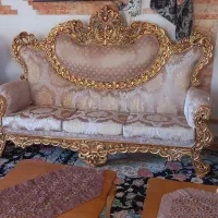مبل شاهنشین چوب راش کلاف درشت آک فروش فوری|مبلمان خانگی و میز عسلی|بروجرد, |دیوار