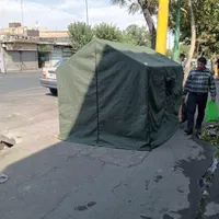 چادر عشایری اسکلتی خیمه ای برزنت چادر مسافرتی|کوهنوردی و کمپینگ|تهران, کریم‌آباد|دیوار