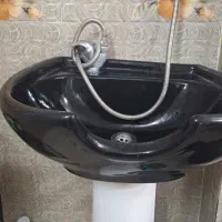 روشویی آرایشگاهی بهمراه شیرالات نو نو و سالم