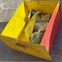 صندوق آهنی بزرگ و جادار سبک و قفل خور