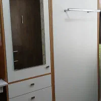 تخت کمجا با تشک و کمد