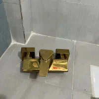 شیرالات کامل کروم طلایی ۵عدد