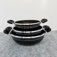 تابه ۳تایی داخل زنبوری|ظروف پخت‌وپز|سمنان, |دیوار