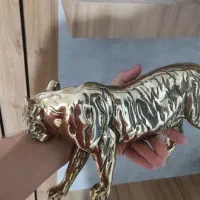 مجسمه ببر برنزی|مجسمه، تندیس، ماکت|سنندج, |دیوار