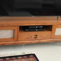 میز تلویزیون تمام چوب
