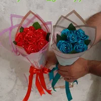 گل روبانی|گل مصنوعی|رشت, سعدی (تختی)|دیوار