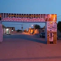 نصب دروازه مراسم،نصب جایگاه و مافه گه با اسپیس و.