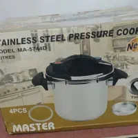 یک دست قابلمه چدن اصل و زودپز چهار کاره آکبند