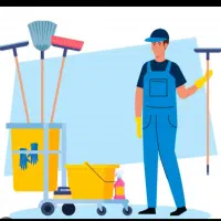 نیروی خدماتی و نظافتچی و گل وگیاه