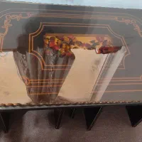 میز عسلی قهوه‌ای