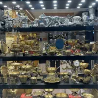 فروش ظروف پذیرایی برنجی استیل هندی ریور